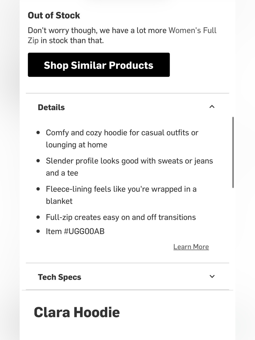 Ugg Clara Zip-Up Hoodie - Picture 13 of 13